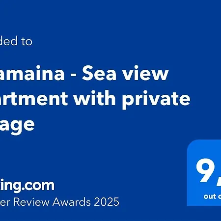 Appartamento Adamaina - Sea View With Private Garage *