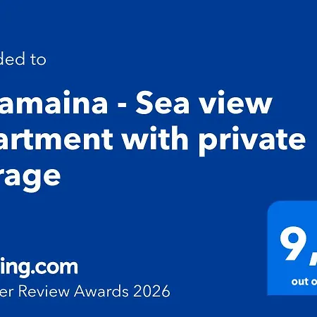 Adamaina - Sea View With Private Garage